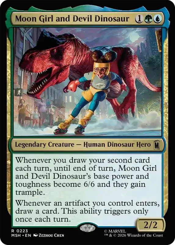 Marvel Super Heroes Set List - Moon Girl and Devil Dinosaur