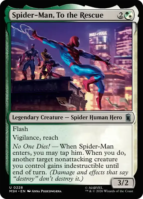 Marvel Super Heroes Set List - Spider-Man, To the Rescue