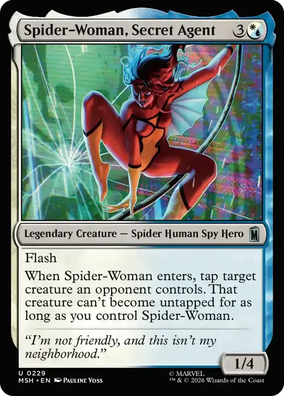 Marvel Super Heroes Set List - Spider-Woman, Secret Agent