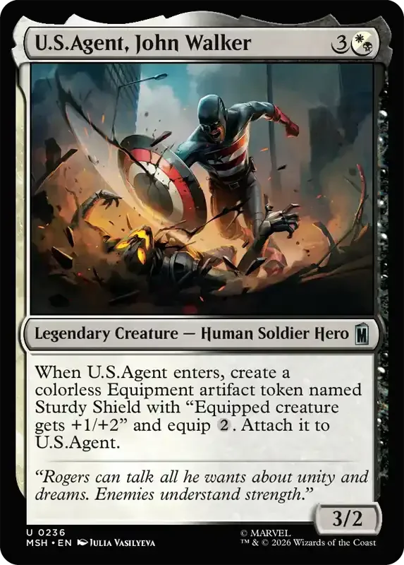 Marvel Super Heroes Set List - U.S.Agent, John Walker