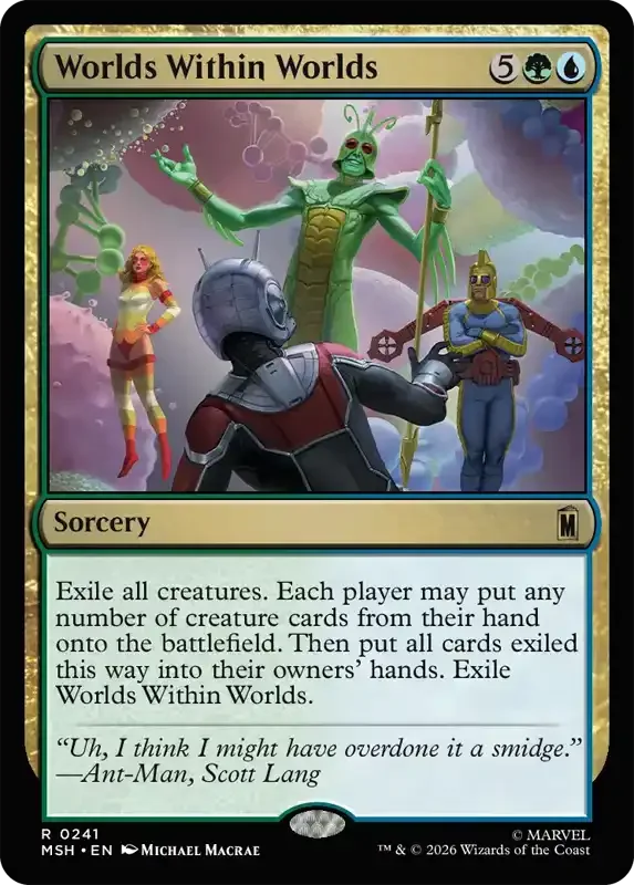 Marvel Super Heroes Set List - Worlds Within Worlds