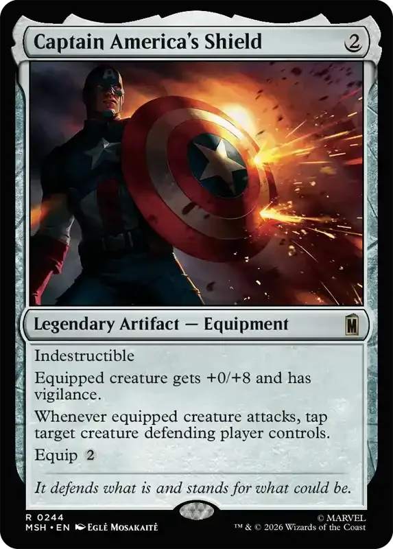 Marvel Super Heroes Set List - Captain America's Shield