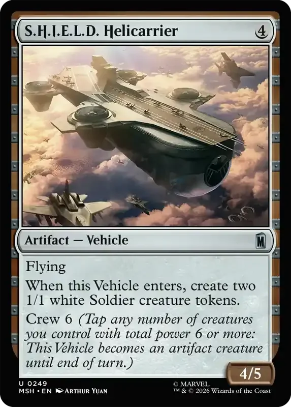 Marvel Super Heroes Set List - S.H.I.E.L.D. Helicarrier