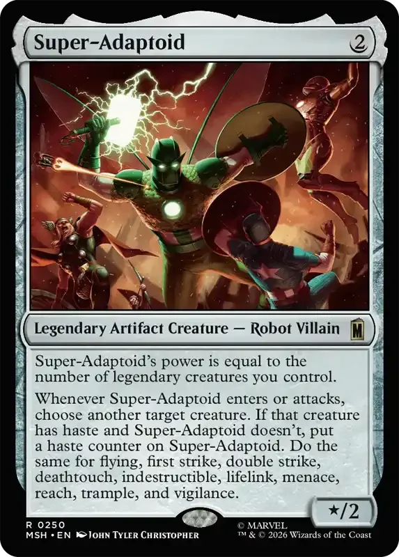 Marvel Super Heroes Set List - Super-Adaptoid
