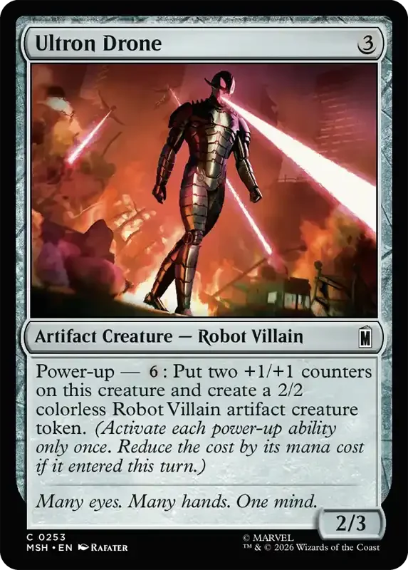 Marvel Super Heroes Set List - Ultron Drone