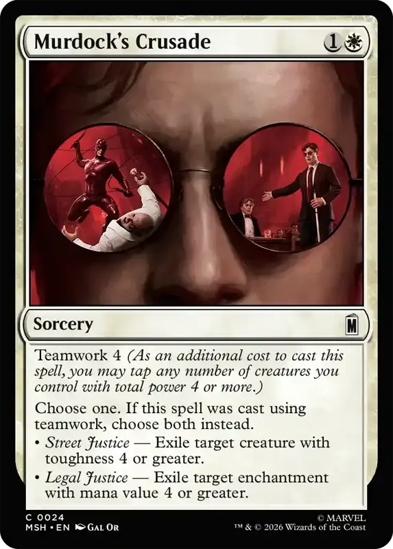 Marvel Super Heroes Set List - Murdock's Crusade