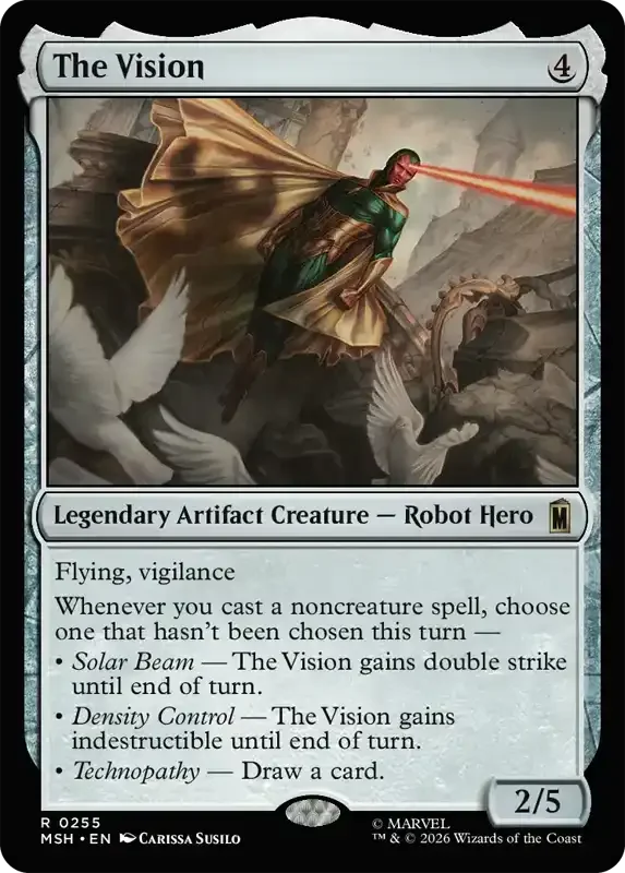 Marvel Super Heroes Set List - The Vision