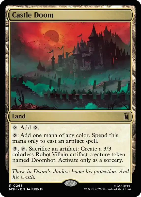Marvel Super Heroes Set List - Castle Doom