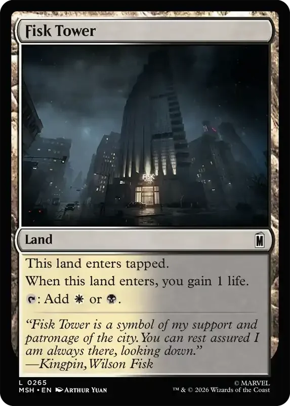 Marvel Super Heroes Set List - Fisk Tower