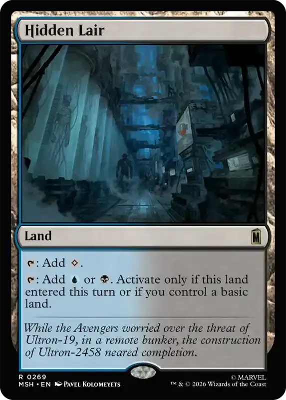 Marvel Super Heroes Set List - Hidden Lair