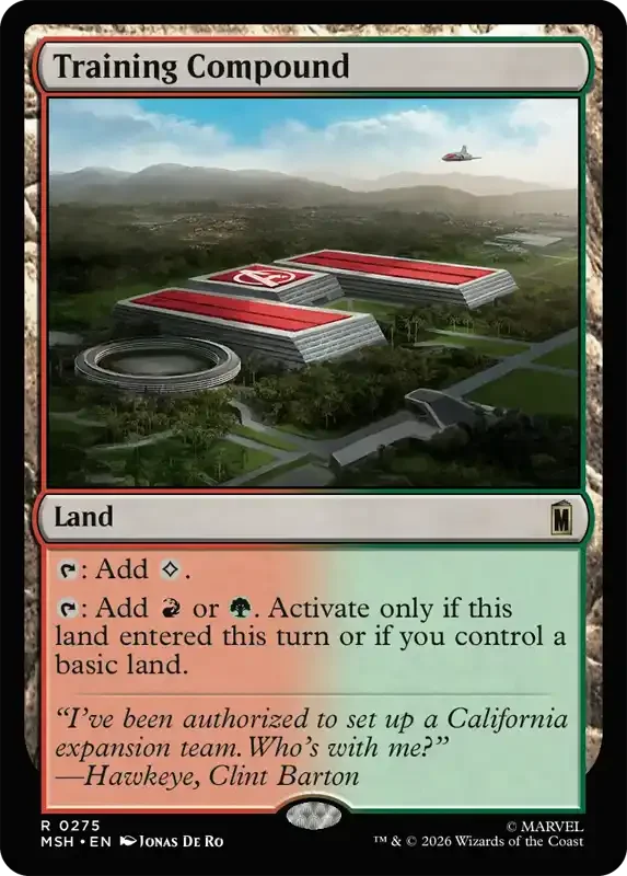 Marvel Super Heroes Set List - Training Compound