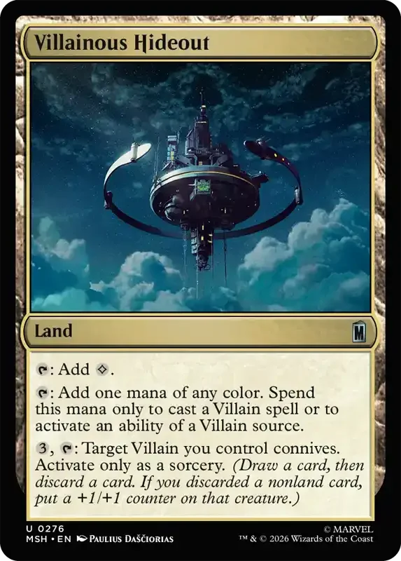 Marvel Super Heroes Set List - Villainous Hideout