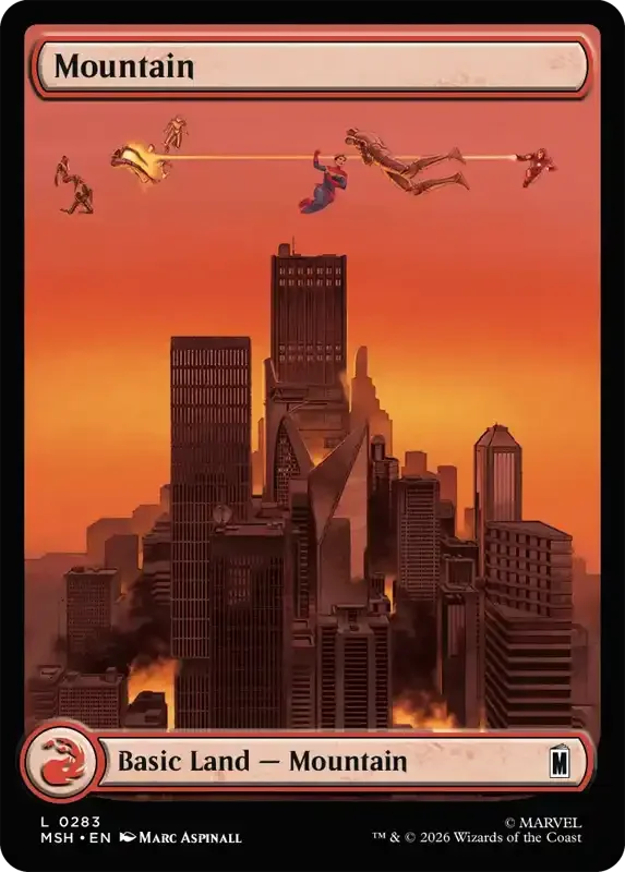 Marvel Super Heroes Set List - Mountain (Marc Aspinall)