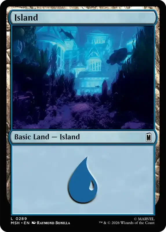 Marvel Super Heroes Set List - Island (Raymond Bonilla)