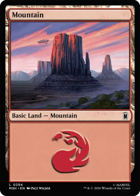 Marvel Super Heroes Set List - Mountain (Pace Wilder)