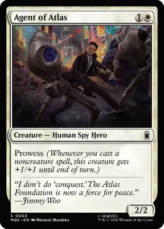 Marvel Super Heroes Set List - Agent of Atlas