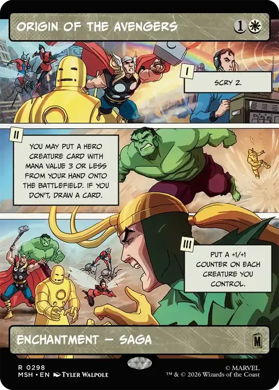 Marvel Super Heroes Set List - Origin of the Avengers (Tyler Walpole)