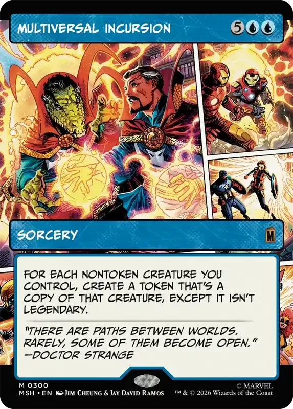 Marvel Super Heroes Set List - Multiversal Incursion (Jim Cheung & Jay David Ramos)