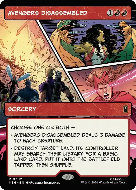 Marvel Super Heroes Set List - Avengers Disassembled (Roberta Ingranata)