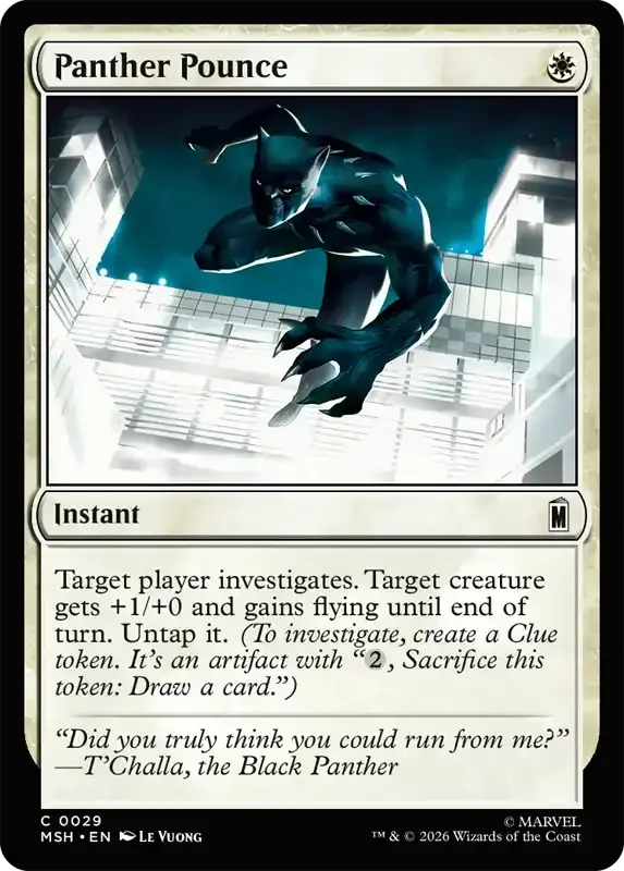 Marvel Super Heroes Set List - Panther Pounce