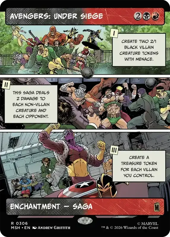 Marvel Super Heroes Set List - Avengers: Under Siege (Andrew Griffith)
