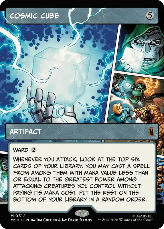 Marvel Super Heroes Set List - Cosmic Cube (Jim Cheung & Jay David Ramos)