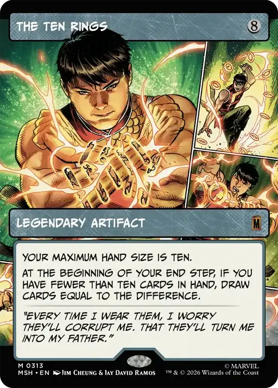 Marvel Super Heroes Set List - The Ten Rings (Jim Cheung & Jay David Ramos)