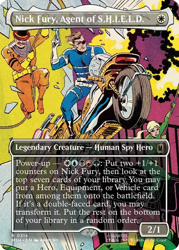 Marvel Super Heroes Set List - Nick Fury, Agent of S.H.I.E.L.D. (Annie Wu)