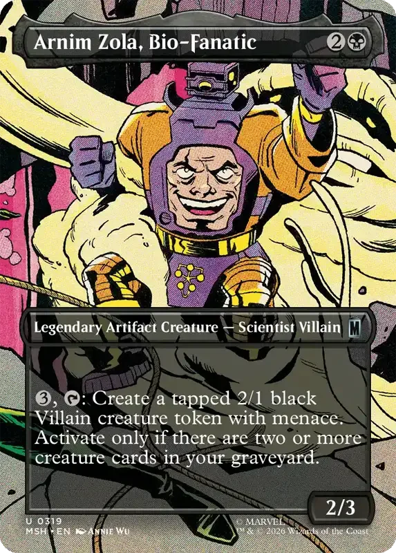 Marvel Super Heroes Set List - Arnim Zola, Bio-Fanatic (Annie Wu)