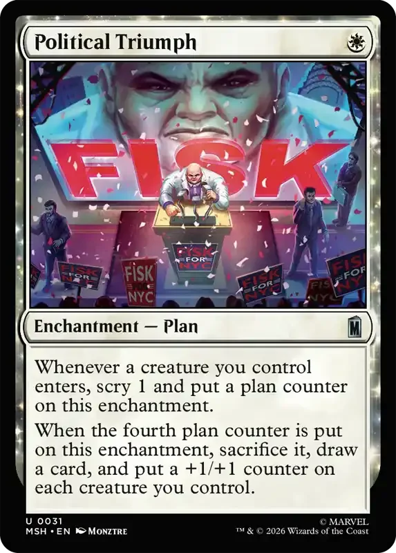 Marvel Super Heroes Set List - Political Triumph