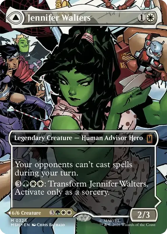 Marvel Super Heroes Set List - Jennifer Walters (Chris Bachalo)