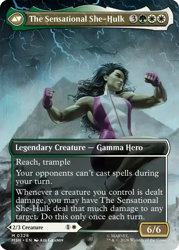 Marvel Super Heroes Set List - The Sensational She-Hulk (Adi Granov)