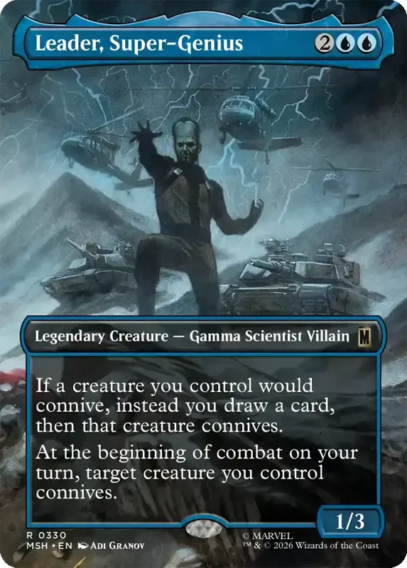 Marvel Super Heroes Set List - Leader, Super-Genius (Adi Granov)
