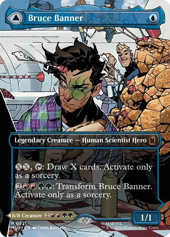 Marvel Super Heroes Set List - Bruce Banner (Chris Bachalo)