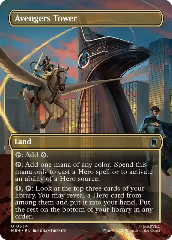 Marvel Super Heroes Set List - Avengers Tower (Johan Grenier)