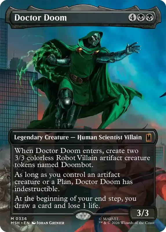 Marvel Super Heroes Set List - Doctor Doom (Johan Grenier)