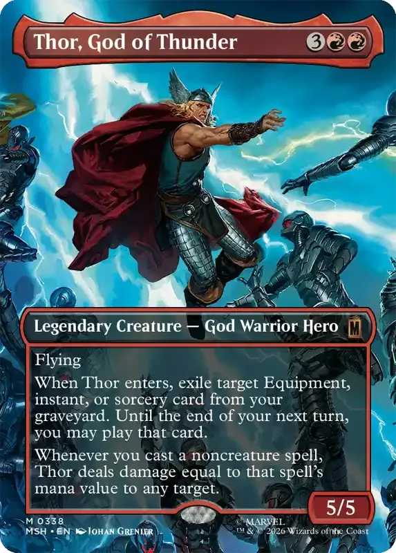 Marvel Super Heroes Set List - Thor, God of Thunder (Johan Grenier)