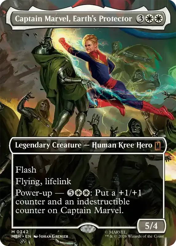 Marvel Super Heroes Set List - Captain Marvel, Earth's Protector (Johan Grenier)