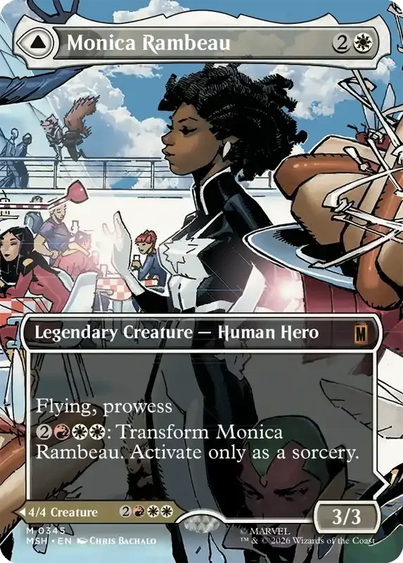 Marvel Super Heroes Set List - Monica Rambeau (Chris Bachalo)