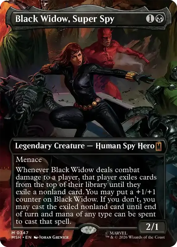 Marvel Super Heroes Set List - Black Widow, Super Spy (Johan Grenier)