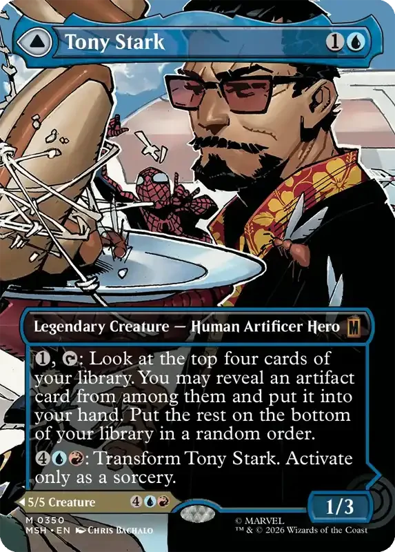Marvel Super Heroes Set List - Tony Stark (Chris Bachalo)