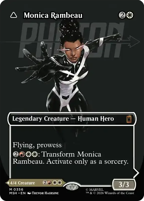 Marvel Super Heroes Set List - Monica Rambeau (Trevor Hairsine)
