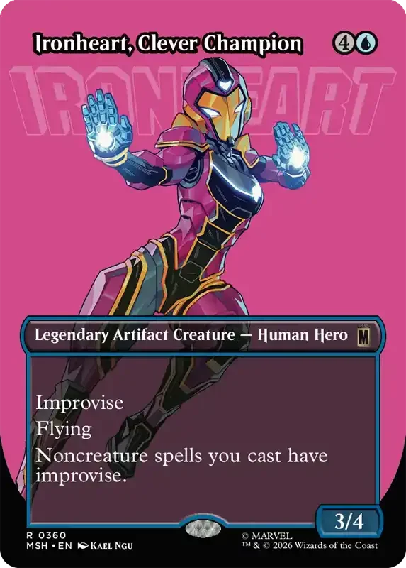 Marvel Super Heroes Set List - Ironheart, Clever Champion (Kael Ngu)