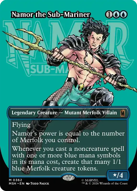 Marvel Super Heroes Set List - Namor the Sub-Mariner (Todd Nauck)