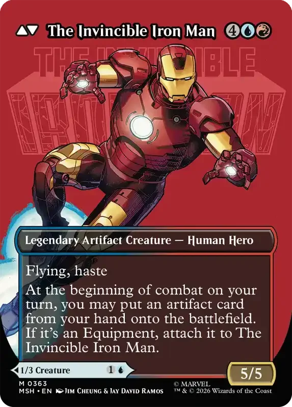 Marvel Super Heroes Set List - The Invincible Iron Man (Jim Cheung & Jay David Ramos)