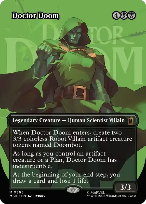 Marvel Super Heroes Set List - Doctor Doom (Levinky)