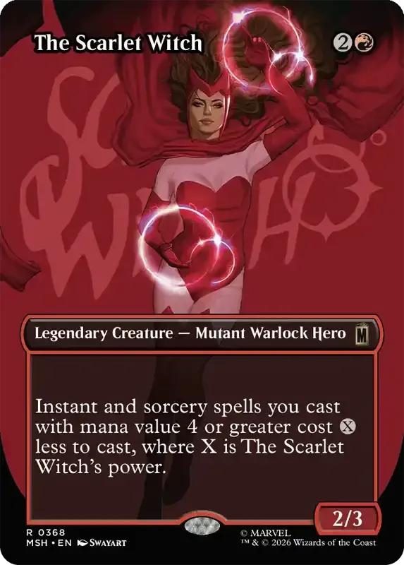 Marvel Super Heroes Set List - The Scarlet Witch (Swayart)