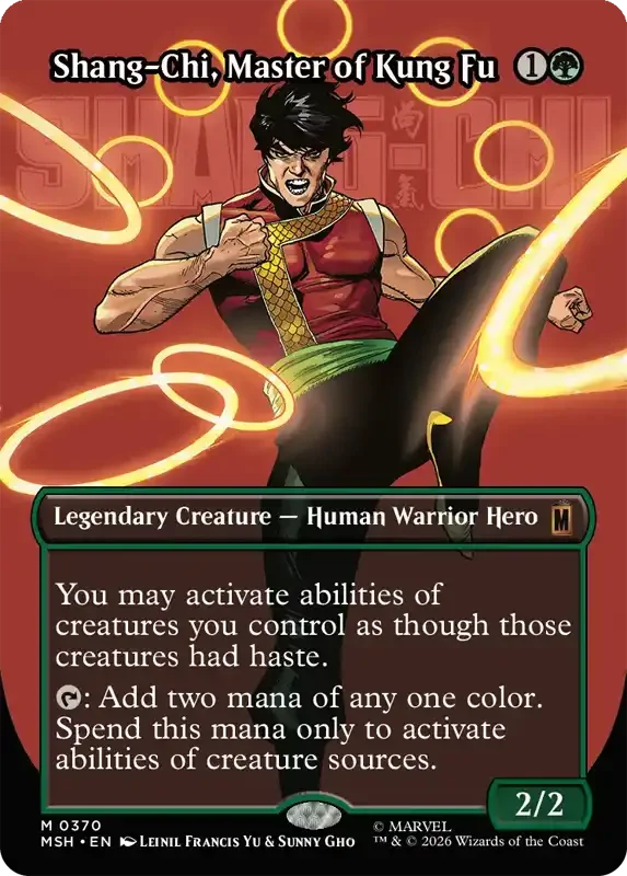 Marvel Super Heroes Set List - Shang-Chi, Master of Kung Fu (Leinil Francis Yu & Sunny Gho)