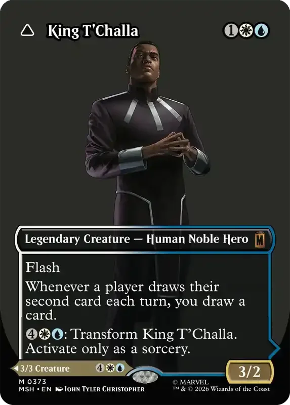 Marvel Super Heroes Set List - King T'Challa (John Tyler Christopher)