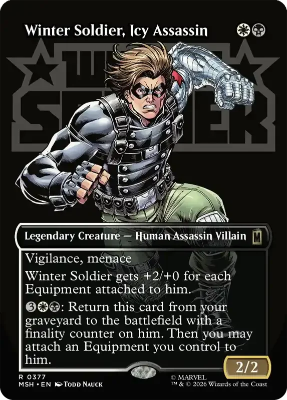 Marvel Super Heroes Set List - Winter Soldier, Icy Assassin (Todd Nauck)